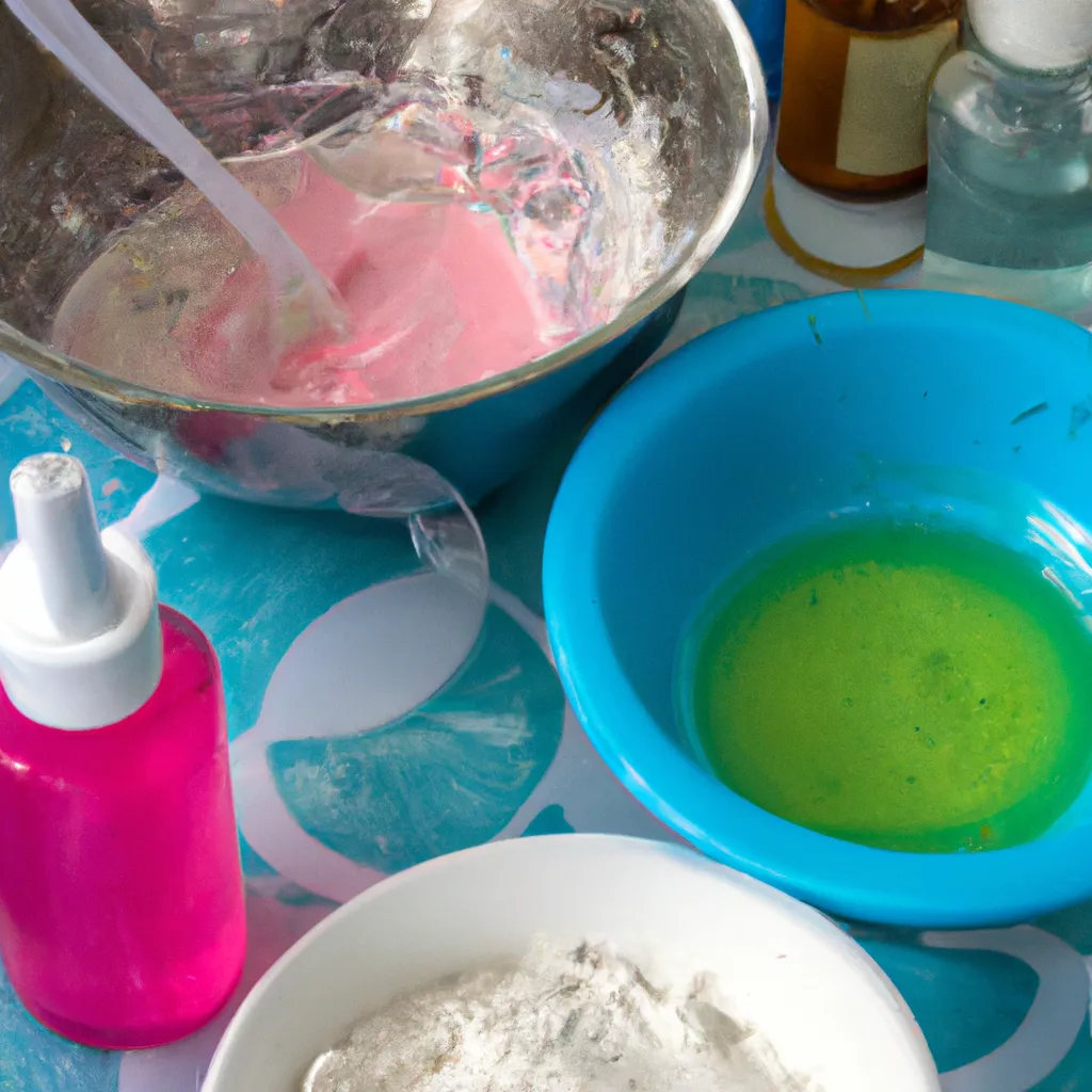 Jak zrobić slime bez kleju?