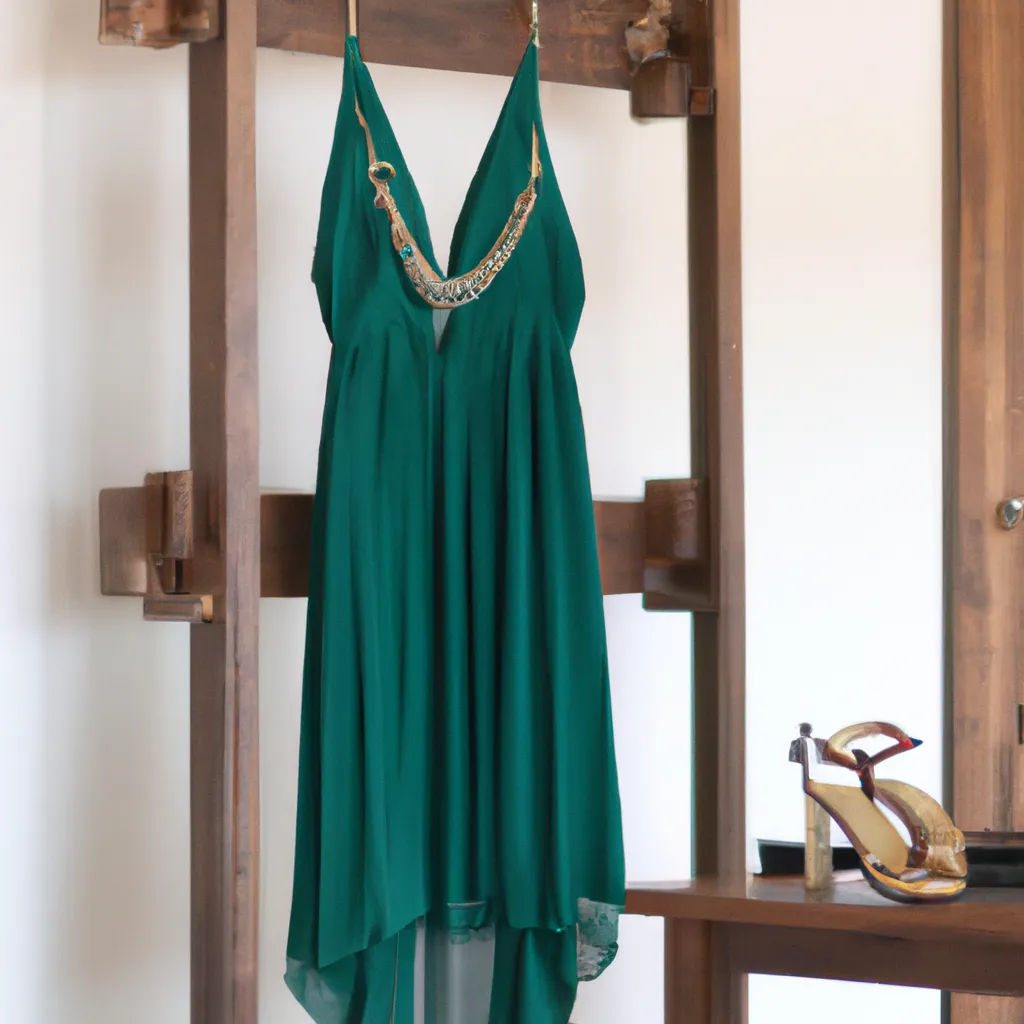 Jakie buty i dodatki do zielonej sukienki?